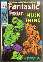 Load image into Gallery viewer, FANTASTIC FOUR #112 (MARVEL,1971) HULK VS. THE THING