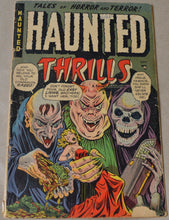 Load image into Gallery viewer, HAUNTED THRILLS #11 (Farrell, 1953) Nazi death camp story. GOLDEN AGE HORROR.