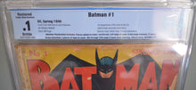 Load image into Gallery viewer, Batman #1 (1940, DC) Golden Age Key 1st appearances of the Joker & Catwoman