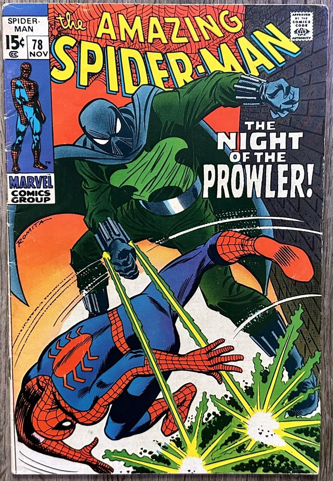 THE AMAZING SPIDER-MAN #78 (MARVEL,1969) 1ST PROWLER APPEARANCE