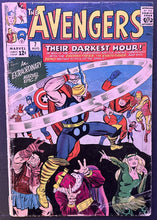 Load image into Gallery viewer, AVENGERS #7 (MARVEL,1964) Rick Jones appears in Bucky&#39;s costume
