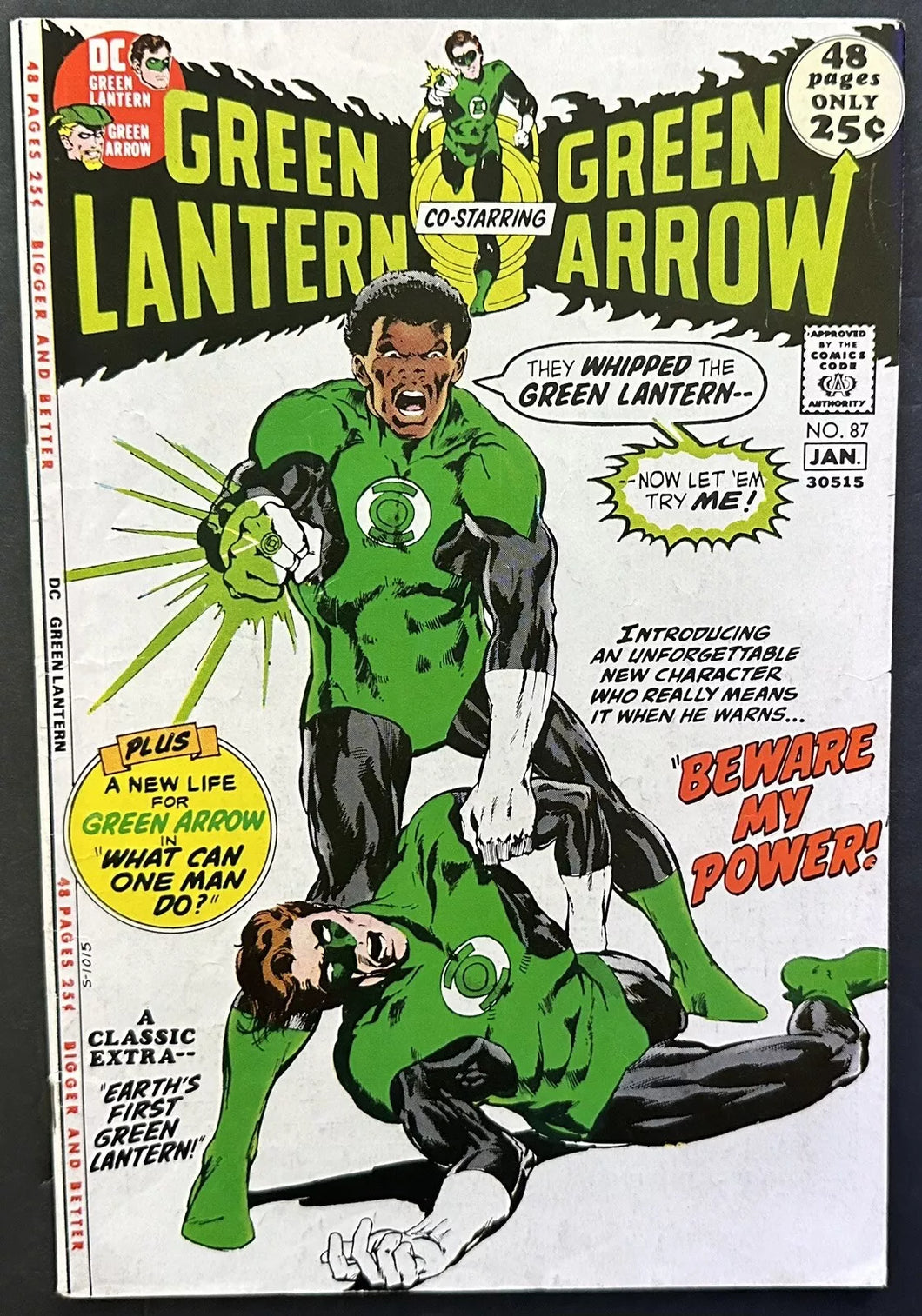 GREEN LANTERN #87 (DC,1972) 1ST JOHN STEWART APPEARANCE