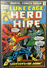 Load image into Gallery viewer, LUKE CAGE, HERO FOR HIRE COMIC #9 (MARVEL,1973)
