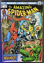 Load image into Gallery viewer, THE AMAZING SPIDER-MAN #124 (MARVEL,1973) 1ST APP OF MAN WOLF!
