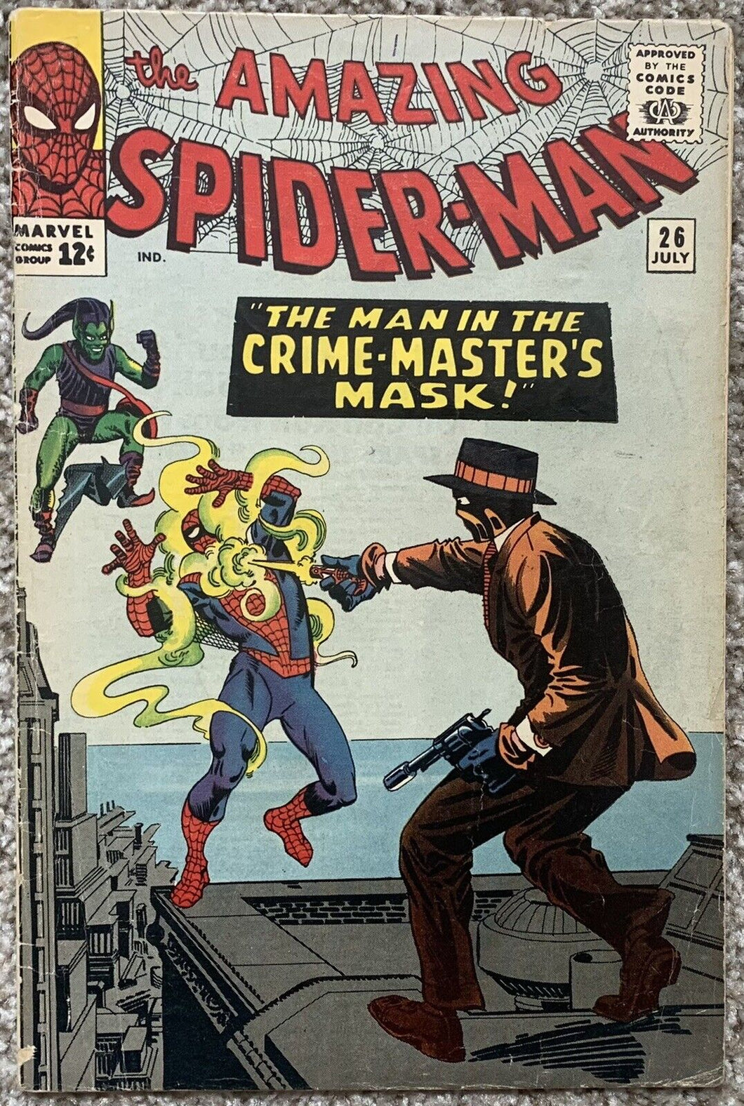 THE AMAZING SPIDER-MAN #26 (MARVEL,1965) 1ST APPEARANCE OF PATCH & CRIME MASTER.
