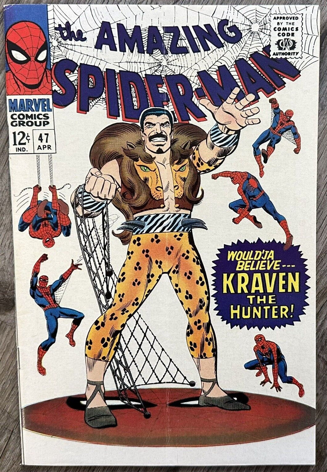 THE AMAZING SPIDER-MAN #47 (MARVEL,1967) Kraven the Hunter appears