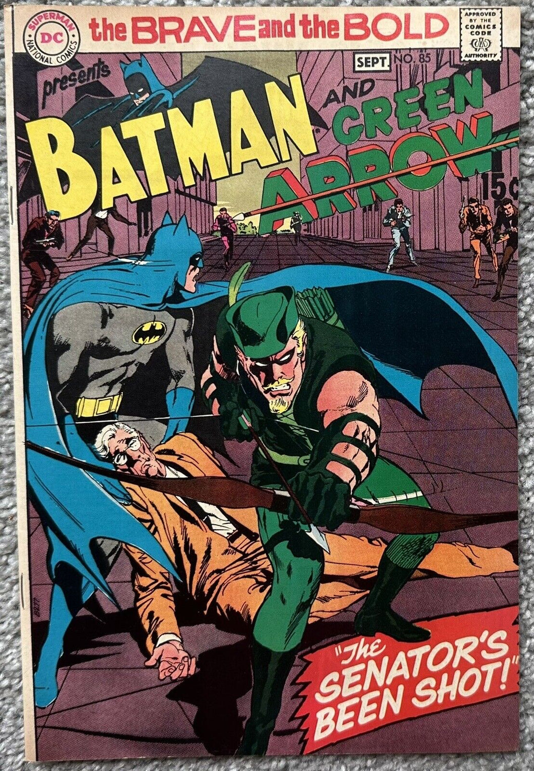 BRAVE AND BOLD #85 (DC,1969) GREEN ARROW NEW COSTUME