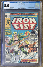 Load image into Gallery viewer, CGC 8.0 IRON FIST #14 (MARVEL,1977) 1ST APPEARANCE OF SABRETOOTH
