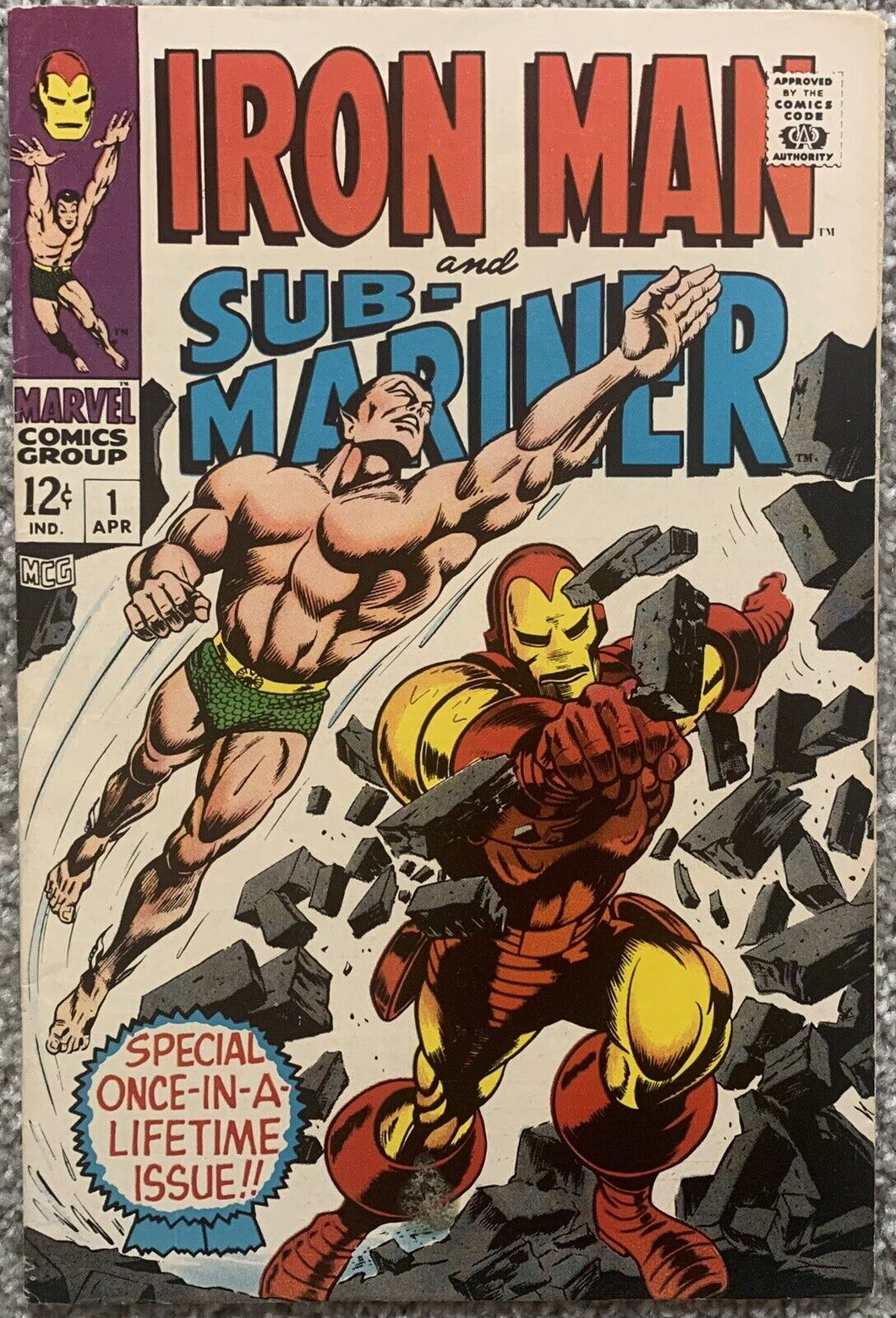 IRON MAN AND SUB-MARINER #1 (MARVEL,1968)