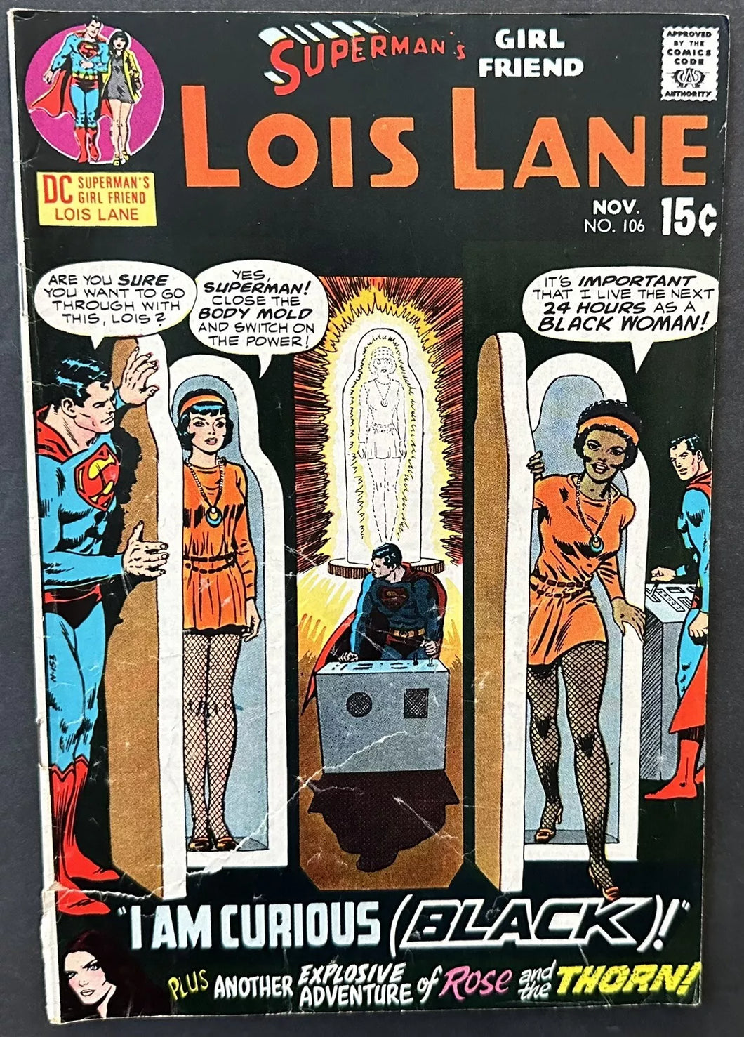 LOIS LANE #106 (DC,1970) 2ND ROSE & THORN APP