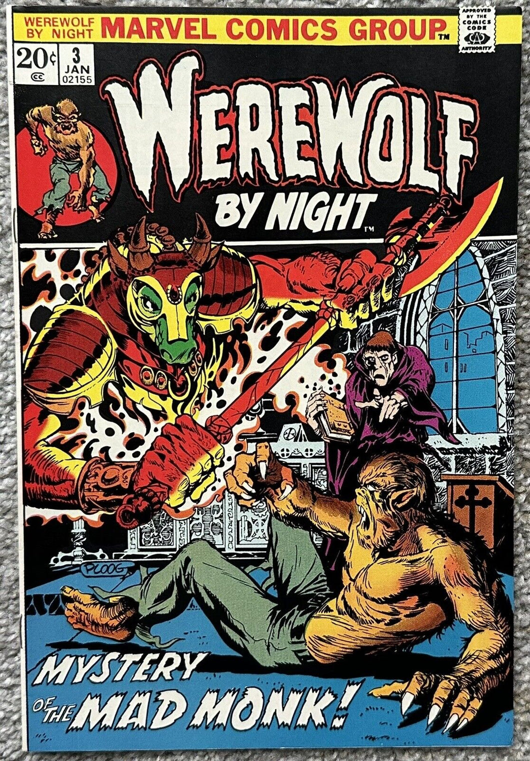 WEREWOLF BY NIGHT #3 (MARVEL,1973)