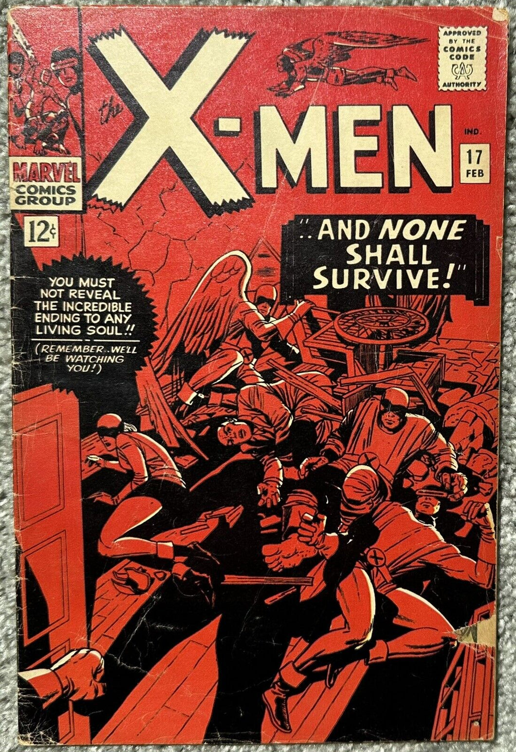 X-MEN #17 (MARVEL,1966) X-Men take on Magneto