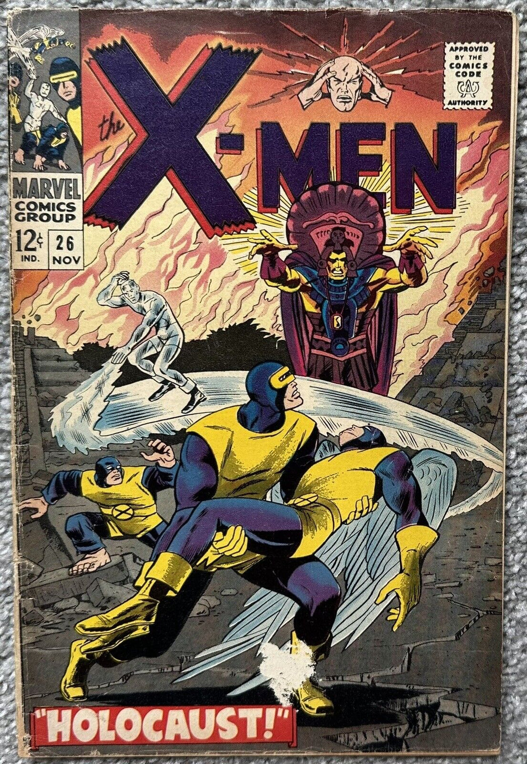 X-MEN #26 (MARVEL,1966)  X-Men battle the Mayan Kukulcan