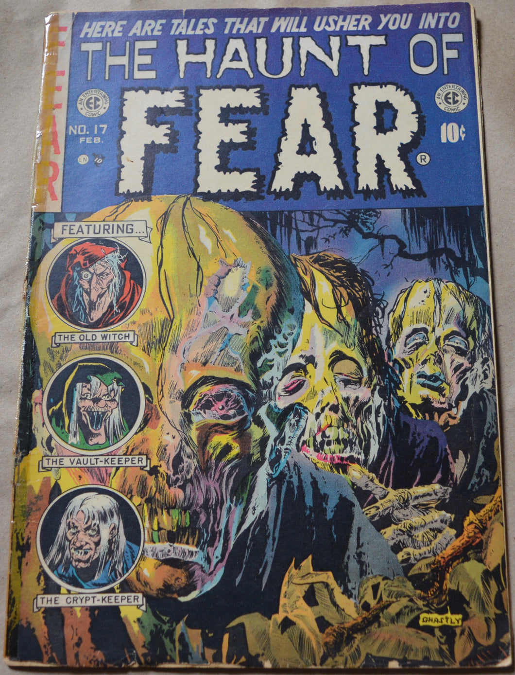 HAUNT OF FEAR #17 (EC, 1953) Classic cover by Graham Ingels