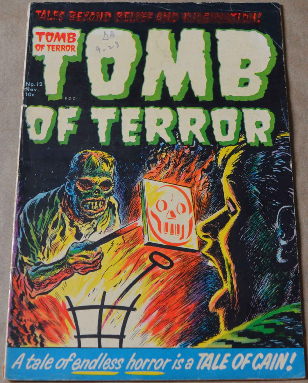Tomb of Terror #12 (Harvey, 1953) GOLDEN AGE HORROR! Lee Elias cover.