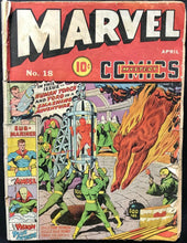 Load image into Gallery viewer, MARVEL MYSTERY #18 (MARVEL,1941) GOLDEN AGE ALEX SCHOMBURG COVER~
