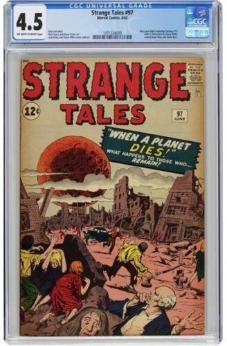 CGC 4.5 Strange Tales #97 KEY (1962) pre-dates Amazing Fantasy #15 Silver Age